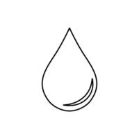 Wassertropfen-Symbol png transparent