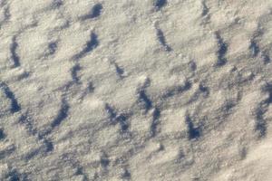 Photo of snow, close up