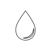 ícone de gota de água png transparente