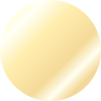 guld cirkel ram gradient png