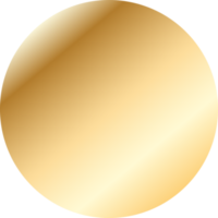 guld cirkel ram gradient png