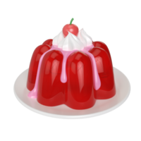 icono de ilustración 3d de gelatina png