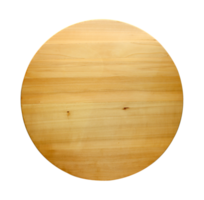 Round kitchen board isolated on transparent background png file