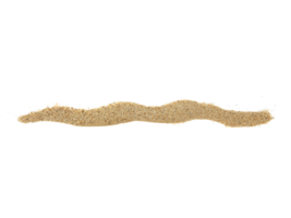 pile desert sand explosion isolated on transparent background png file