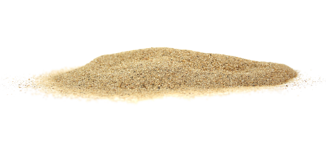 pile desert sand explosion isolated on transparent background png file