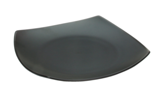 porcelaine vide, assiette en céramique sur fond transparent fichier png