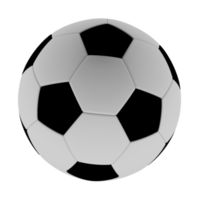 pallone da calcio illustrazione immagine 3d sfondo trasparente png