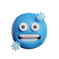 Emoticon kaltes Gesicht png