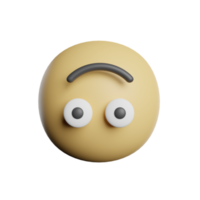 l'emoticon sorride capovolgi la faccia dell'occhio png