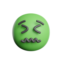 emoticon cara enferma png