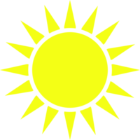 ilustração de sol png