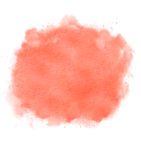 Peach Splash Watercolor Paint png