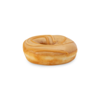 recorte de donut de mantequilla de maní, archivo png