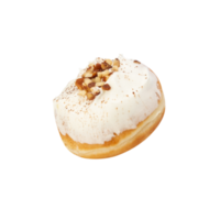 Milchcreme-Mandel-Donut-Ausschnitt, png-Datei png
