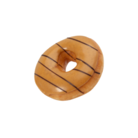 Peanut butter donut cutout, Png file