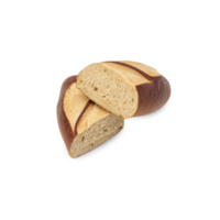 Plain Laugen bread cutout, Png file