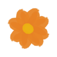 yellow flower icon png