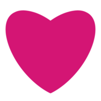 disegno del cuore dell'icona png