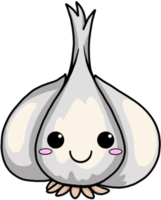 ail de légumes de dessin animé mignon coloré png