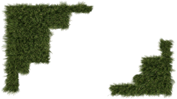 en 3D-renderingsbild av stenar på gräsfältet png