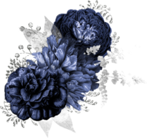 bouquet floreale ad acquerello png