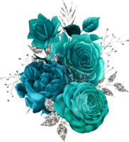 bouquet floreale ad acquerello png