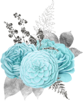 bouquet floreale ad acquerello png