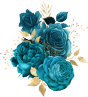 bouquet floreale ad acquerello png