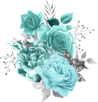 bouquet floreale ad acquerello png