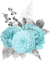 bouquet floral aquarelle png