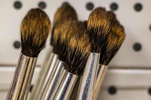 New clean paint brushes in the store for artists. Drawing tools