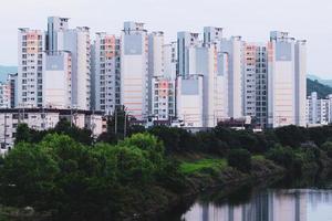 Cityscape of Anyang, Gyeonggi-do, Korea photo