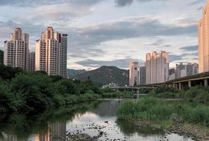 View of Anyang City, Gyeonggi-do, Korea photo