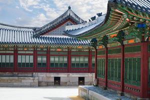una casa tradicional en seúl, corea foto