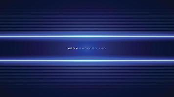 Abstract neon lines background. Geometry glow lines shape. Blue neon lines abstract futuristic geometric background. Vector illustration