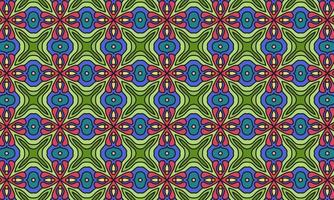 ethnic flower pattern modern background vector