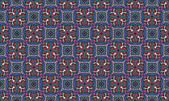 ethnic flower pattern modern background vector