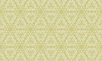 mandala line ethnic gold background vector