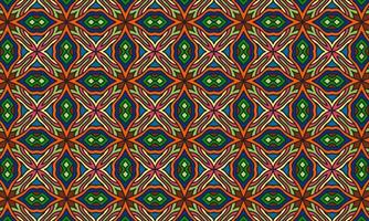 ethnic flower pattern modern background vector