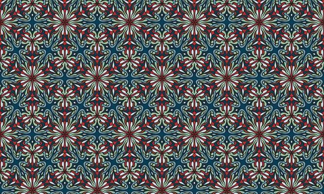 ethnic flower pattern modern background
