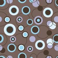seamless abstract geometric pattern of circles vector