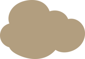 clouds icon doodle shapes illustration png