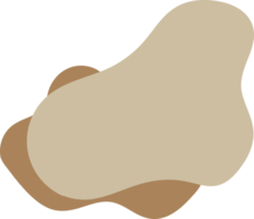 organiska blob former handritad illustration png