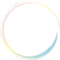 Gold Circle Frame Gradient png