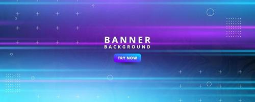 banner background, colorful geometric cyberpunk vector