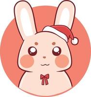 Christmas Cartoon Illustration Cute Kawaii Character Anime vector