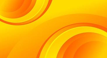 Orange curve background vector