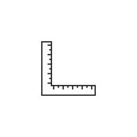 Ruler icon vector illustration design template