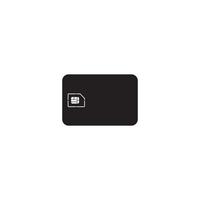 SIM card icon vector