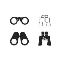 Binoculars icon vector illustration design template